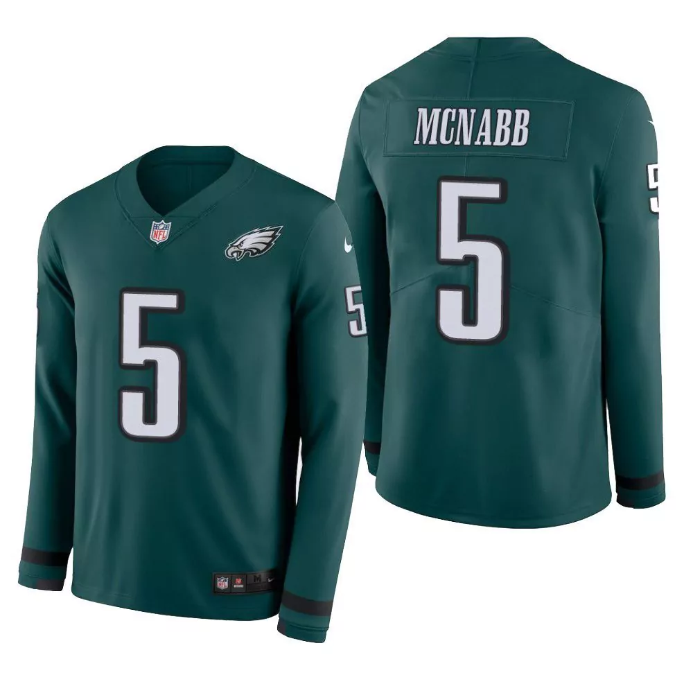 Donovan Mcnabb 5 Eagles Jersey Green Men Player White