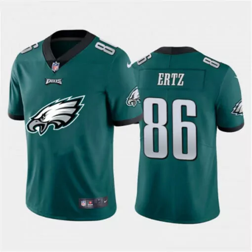 Zach Ertz 86 Eagles Jersey Green Men Player Black White Stitched