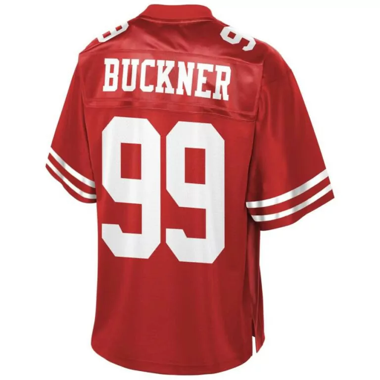 Deforest Buckner 99 Jersey Red San Francisco 49ers Men White Pro