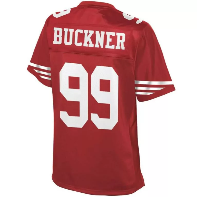 Deforest Buckner 99 Jersey Red San Francisco 49ers Men White Pro