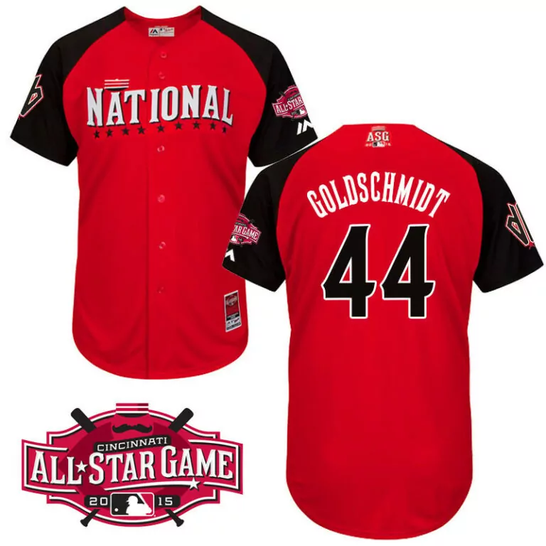 Paul Goldschmidt 44 National Jersey Red All-star Game Cincinnati 2015 Men Black All