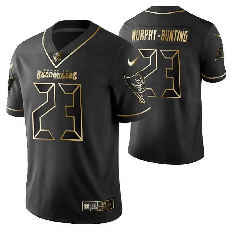 Sean Murphy 23 Jersey Black Tampa Bay Buccaneers Men Game Gold