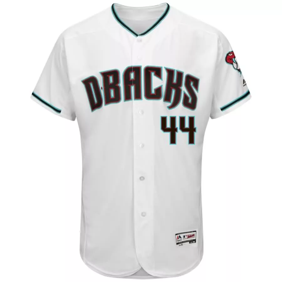 Paul Goldschmidt 44 Jersey White Arizona Diamondbacks Maroon Teal Fashion Collection