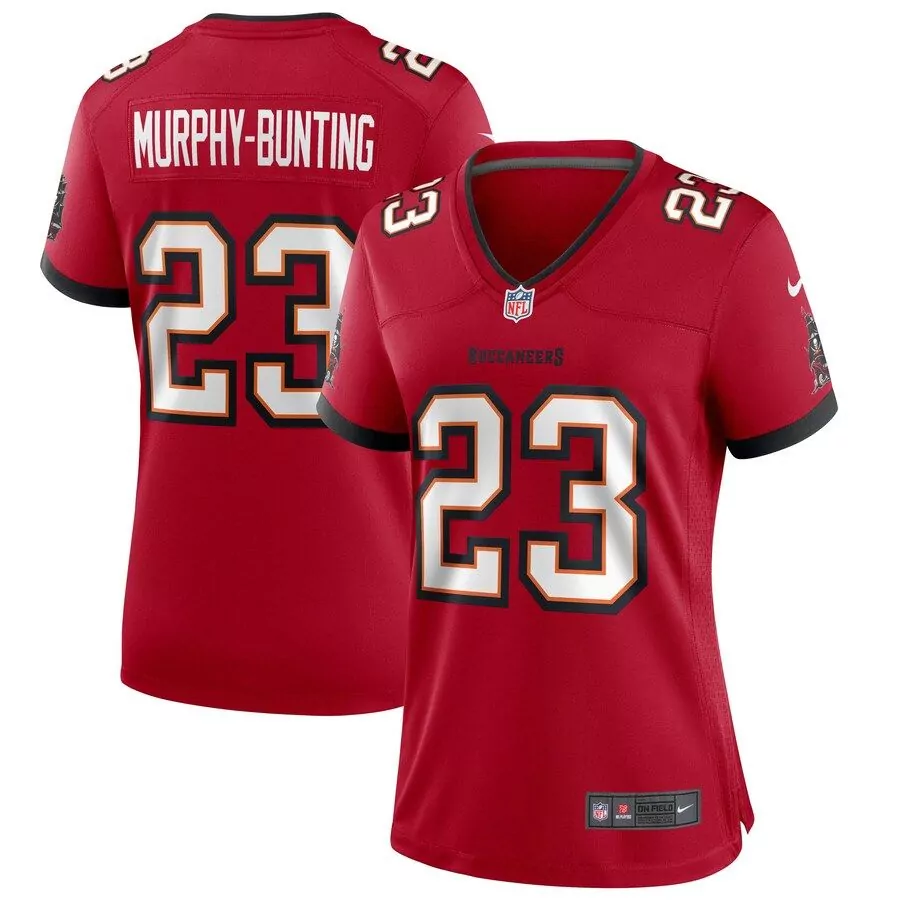 Sean Murphy 23 Buccaneers Jersey Red Men Black White Game