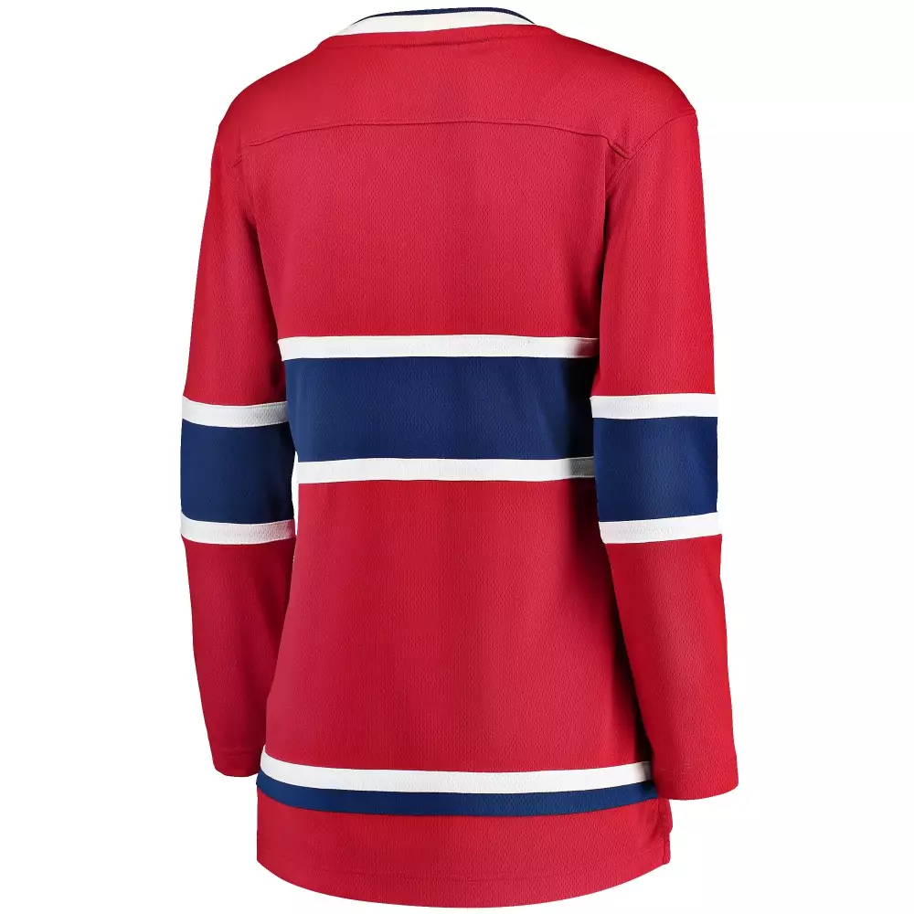Nick Suzuki 14 Montreal Canadiens Jersey Red Men Blue White Home Breakaway