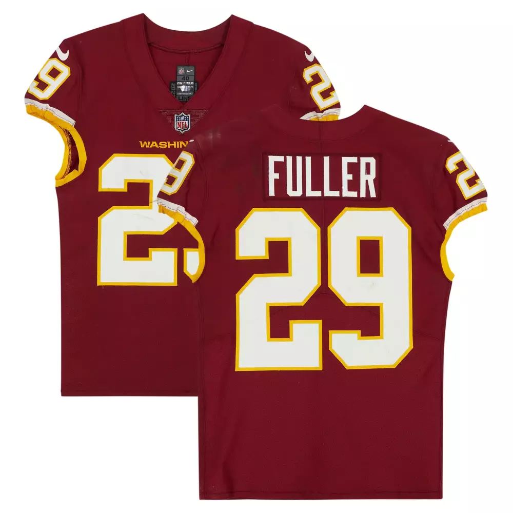 Kendall Fuller 29 Jersey Maroon Washington Commanders Men Yellow White Game