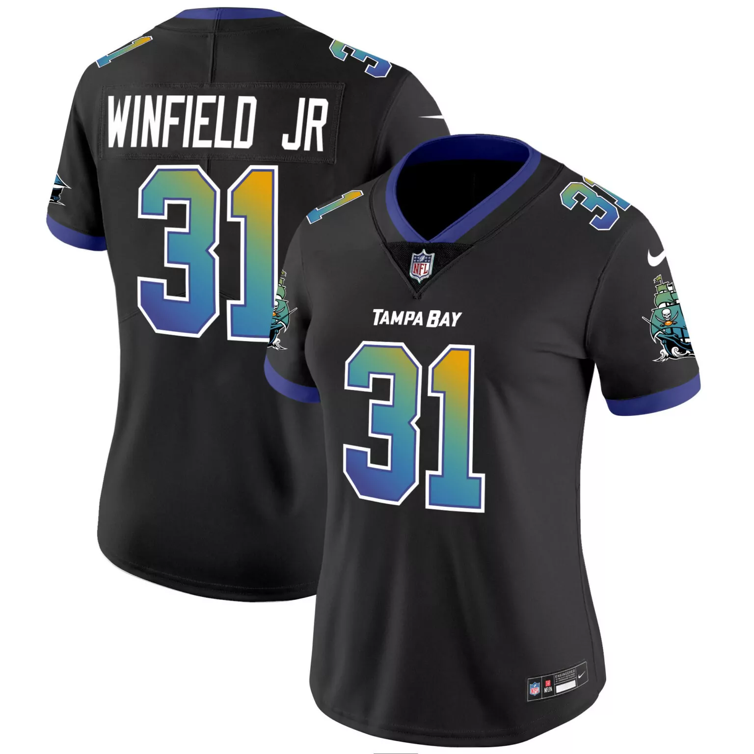 Antoine Winfield 31 Jersey Black Tampa Bay Buccaneers Men Replica Alternate Blue