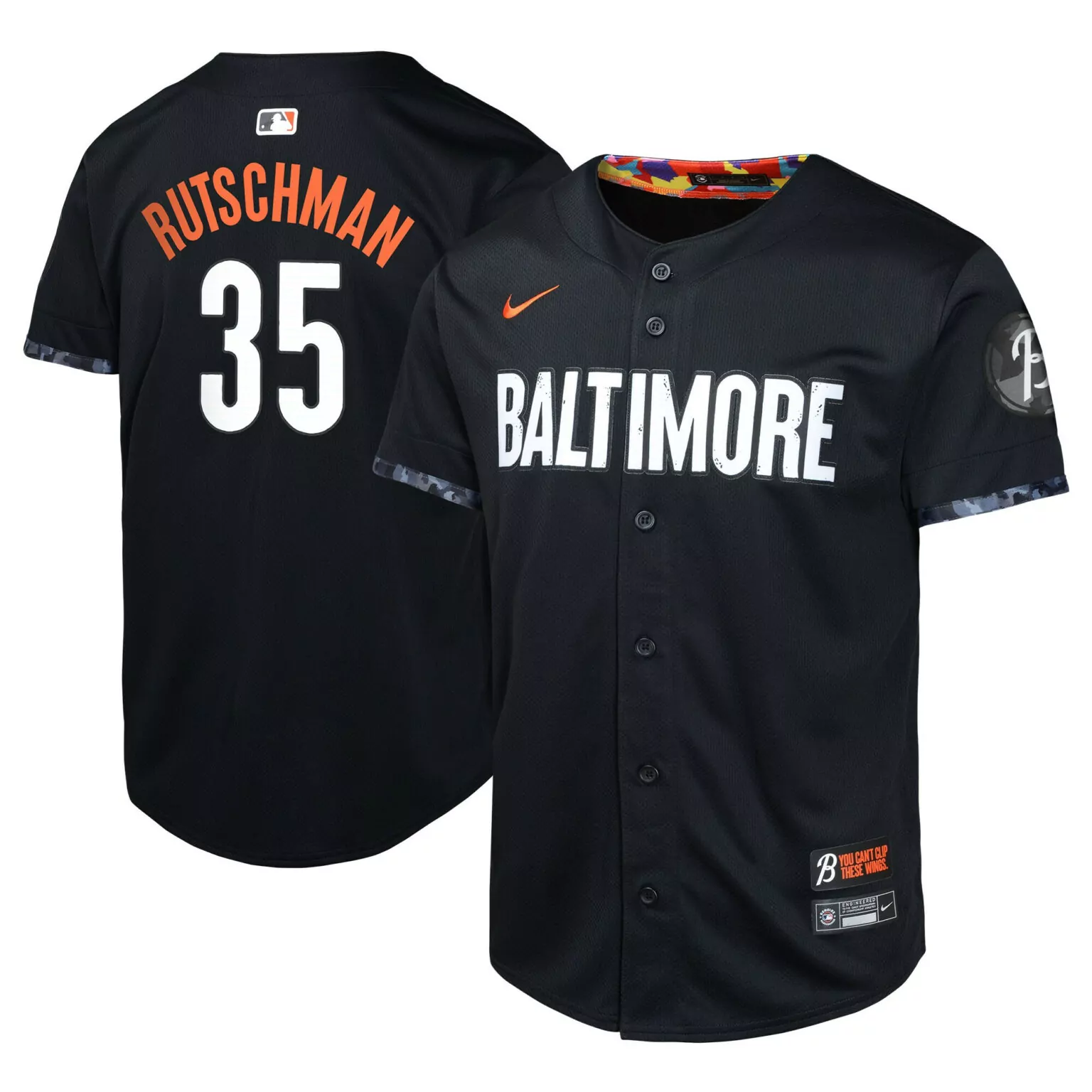 Adley Rutschman 35 Jersey Black City Connect Baltimore Orioles Men Alternate Custom Design