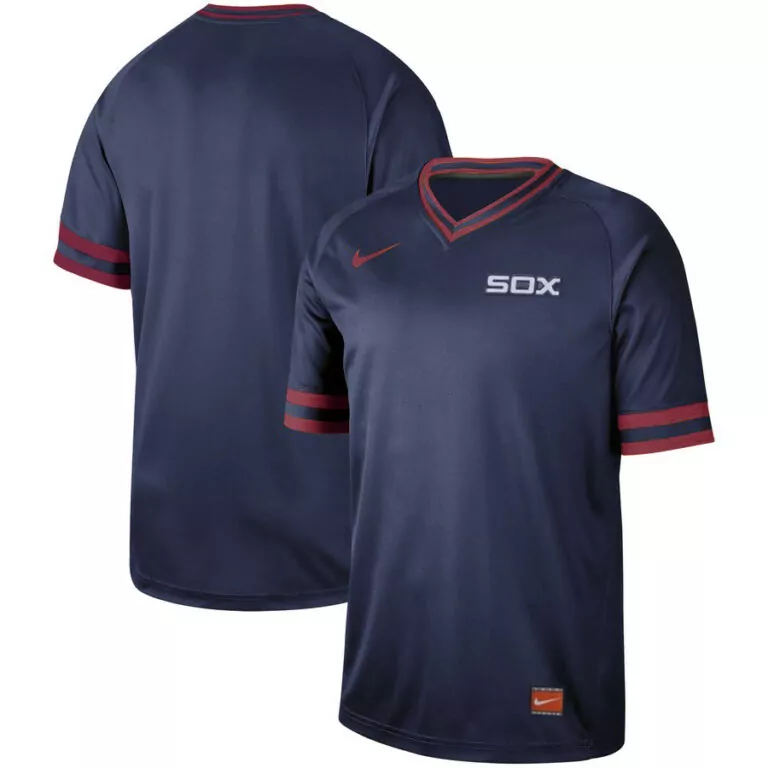 Stitches Cooperstown Jersey Navy Chicago White Sox Men Maroon Collection Stitched