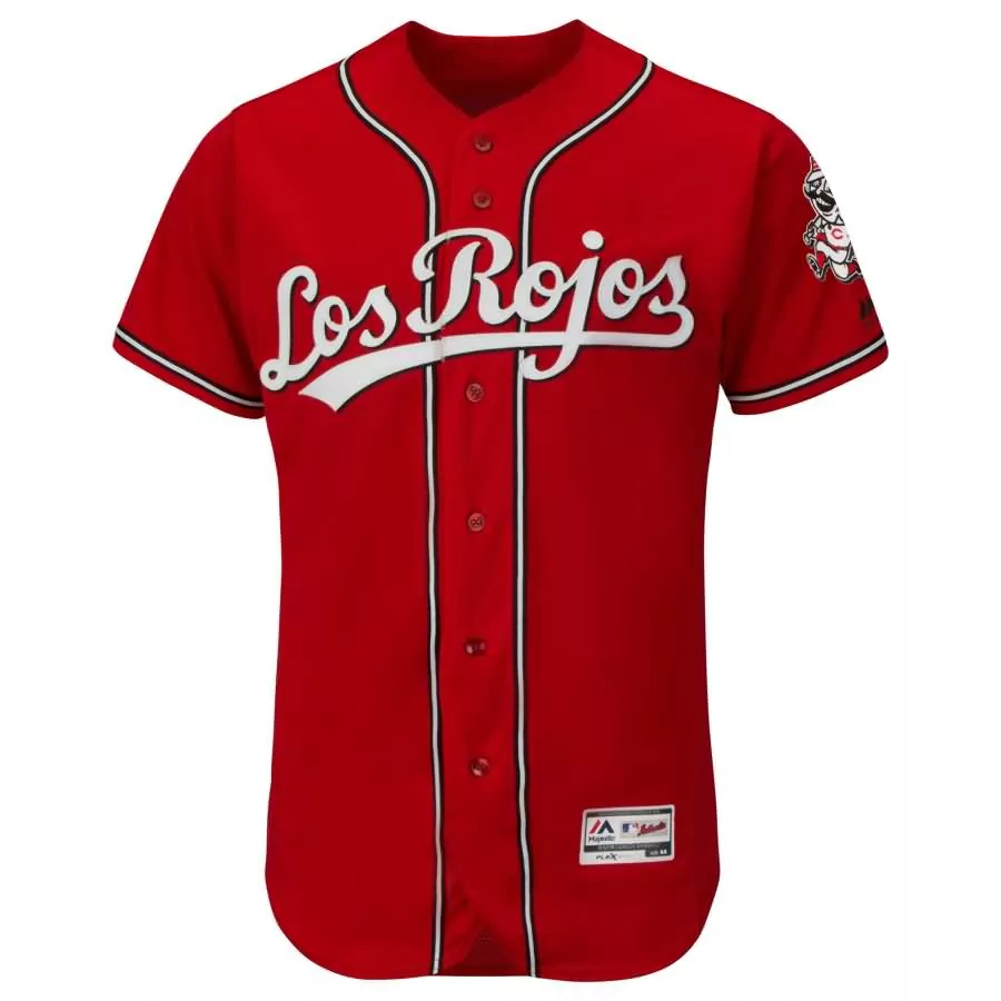 Los Rojos Jersey Red White Alternate Flex Base Collection