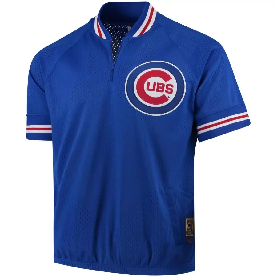 Cooperstown Collection Jersey Royal Blue Chicago Cubs White Red