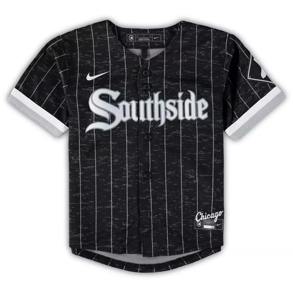 Southside Chicago White Sox Jersey Black City Connect Batterman Men Replica