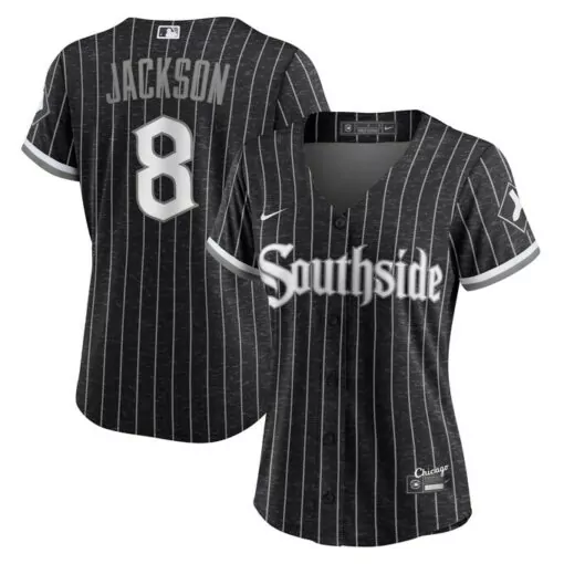 Bo Jackson 8 Chicago White Sox Jersey Black Women