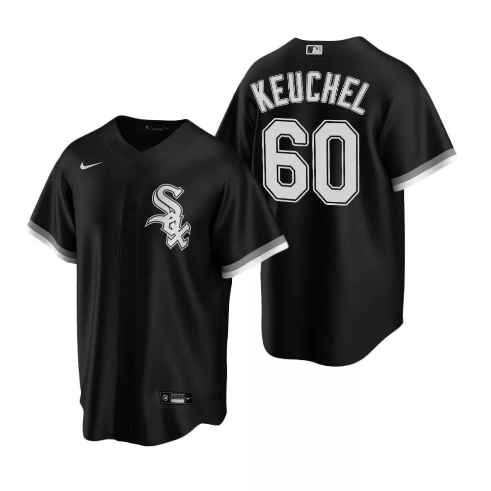 Golden Gift 60 Chicago White Sox Jersey Black Men Gray Alternate