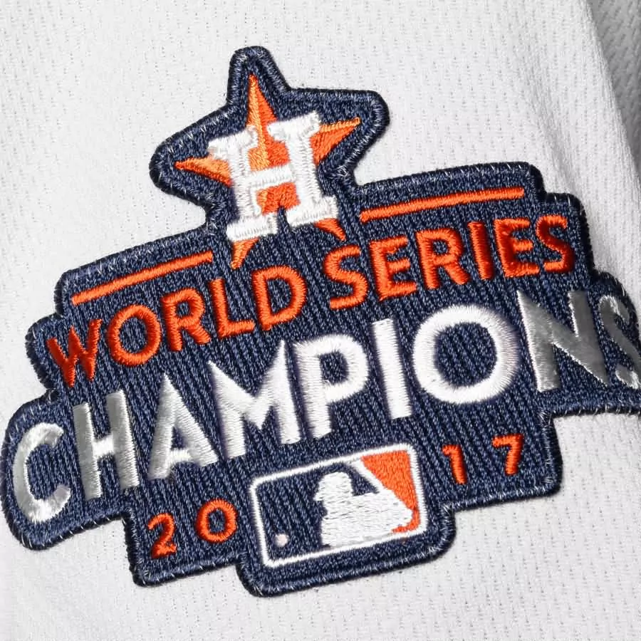 Justin Verlander Houston Astros Jersey Navy World Series Champions 2017 Championship Patch