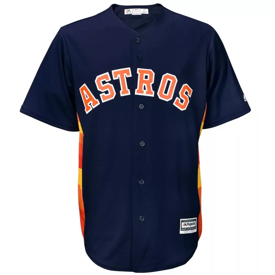 Carlos Correa Houston Astros Jersey Navy Men Orange Yellow Red Official Cool Base