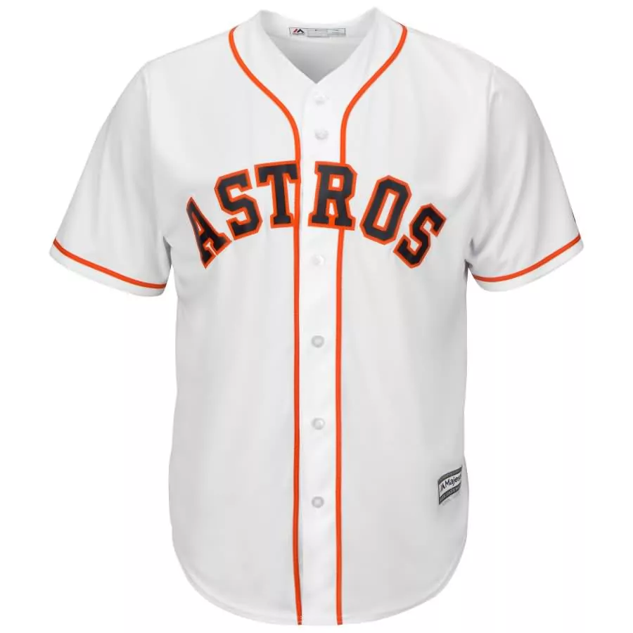 Lance Mccullers Houston Astros Jersey White Men Orange Navy Home Cool Base