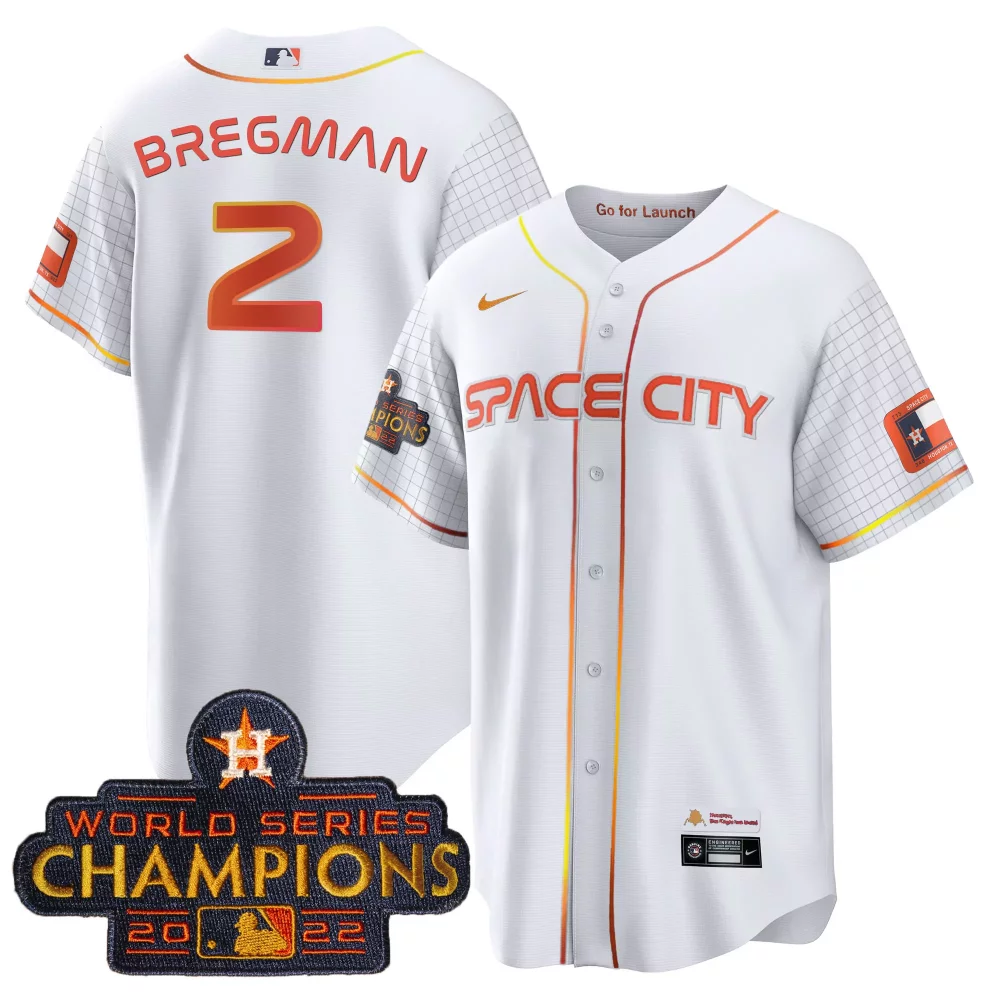 Jose Abreu 2 Houston Astros Jersey White Space City World Series Champions 2022 Men