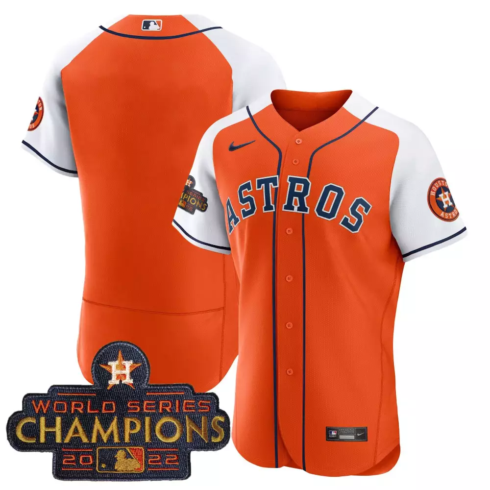 Yordan Lvarez Houston Astros Jersey Orange 2022 World Series Champions Men White