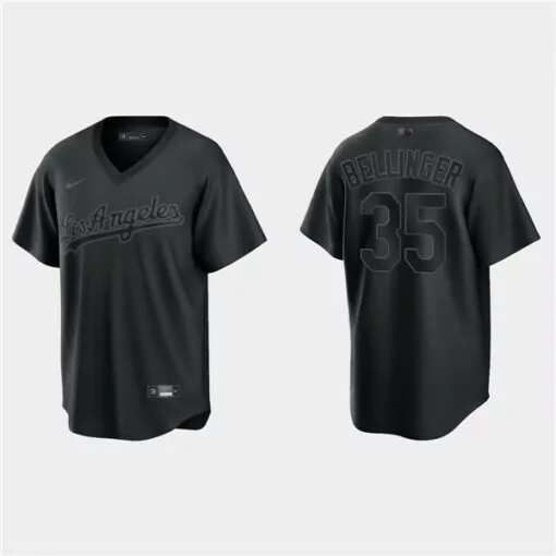Cody Bellinger 35 Jersey Black Los Angeles Dodgers Men Fashion Replica Stitched