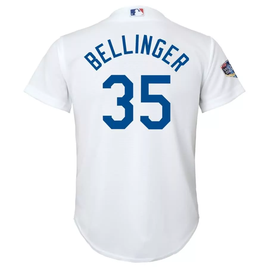 Cody Bellinger 35 Jersey White Los Angeles Dodgers 2020 World Series Men Blue
