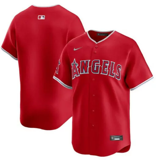 Shohei Ohtani 17 Angels Jersey Red Men White Navy Alternate Stitched