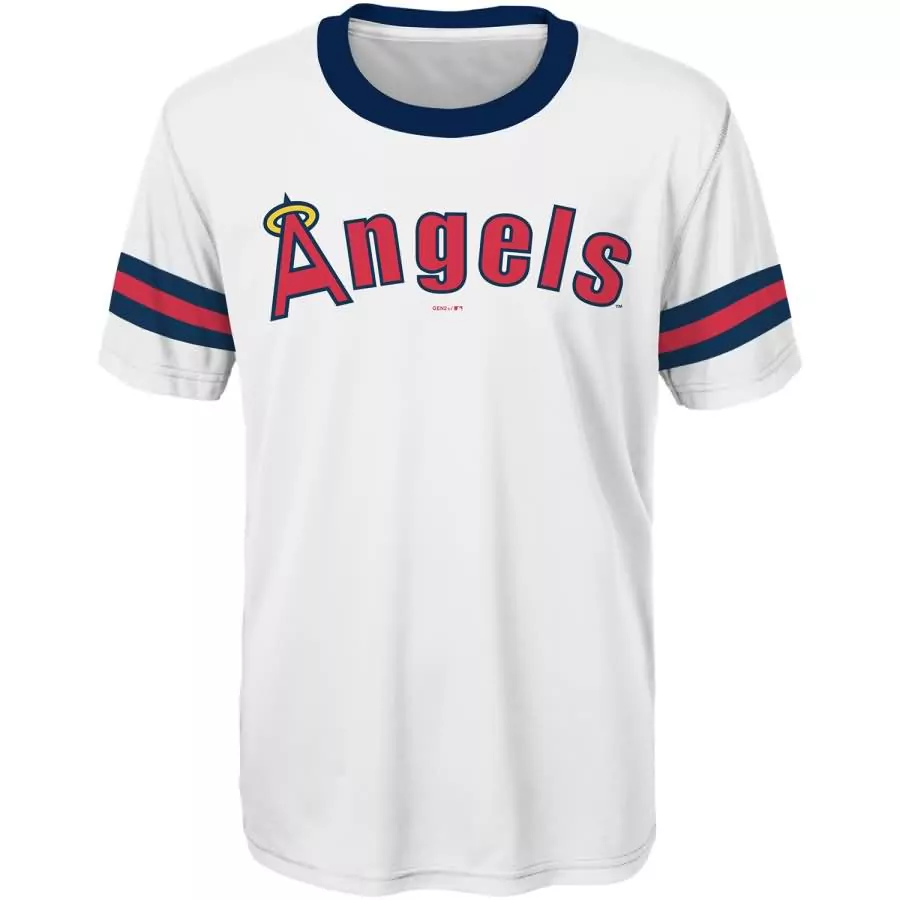 Shohei Ohtani Los Angeles Angels Jersey White T-shirt Red Navy Blue Cooperstown Collection