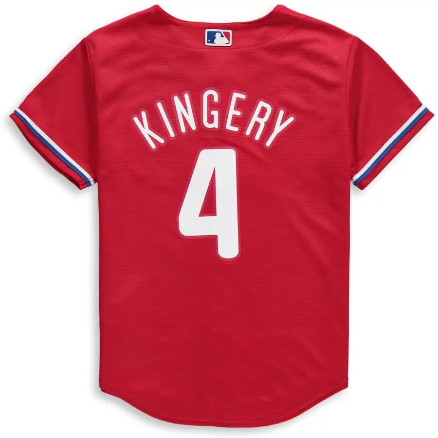 Scott Kingery 4 Jersey Red Philadelphia Phillies Men White Blue Alternate Cool Base