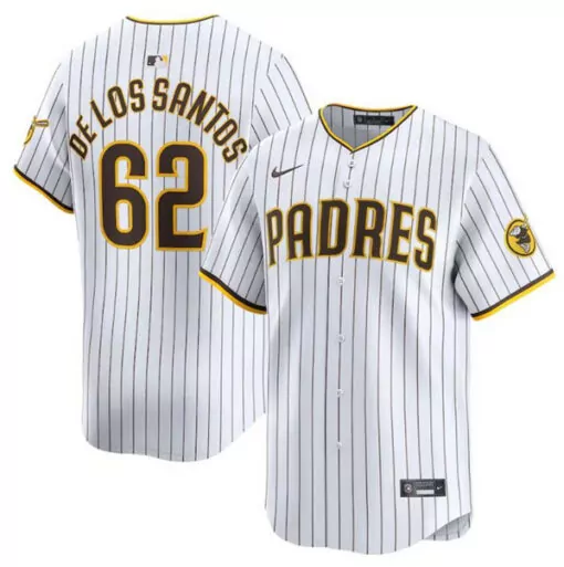 Elly De 62 Padres Jersey White Men Brown Yellow Home Stitched