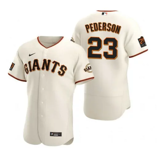 Joc Pederson 23 Jersey Cream San Francisco Giants 2023 All-star Game Men Orange Black