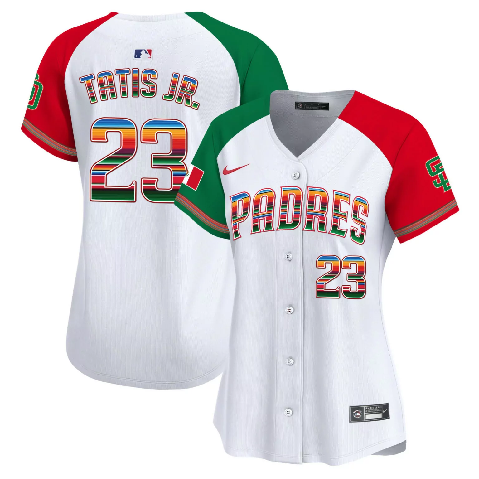 Fernando Tatis 23 Padres Jersey White City Connect Men Alternate Custom Design Red