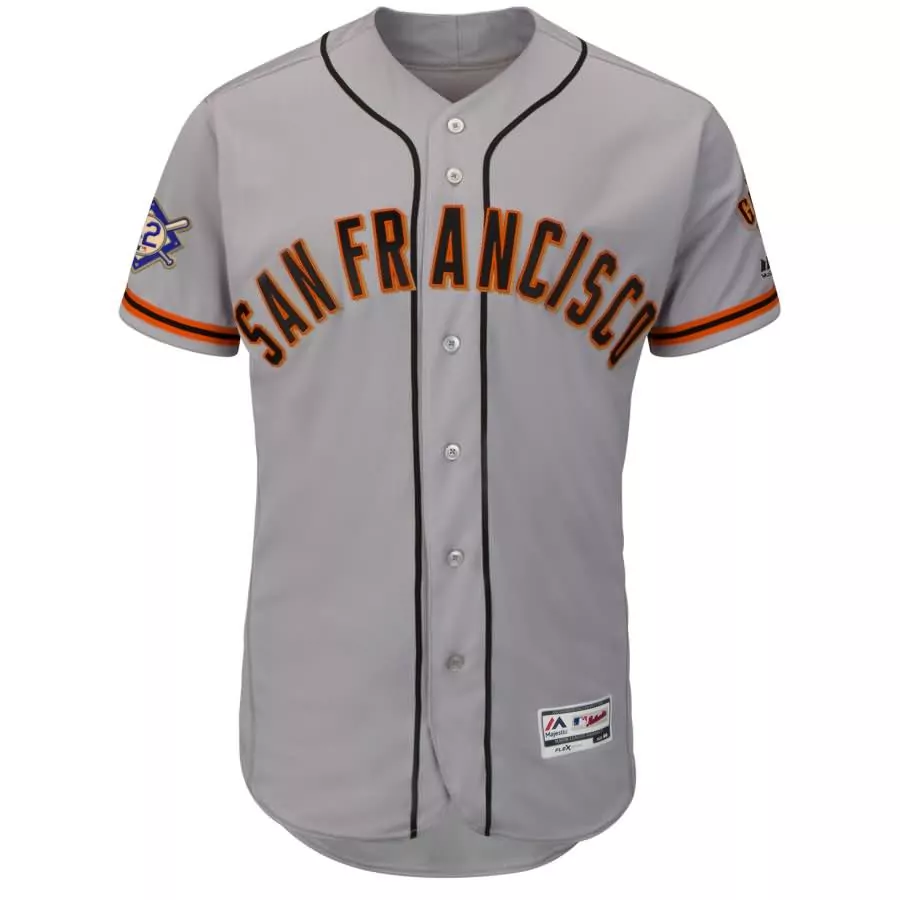 Thomas Francisco 2 Jersey Gray 2022 World Series San Giants Majestic Men Orange Black