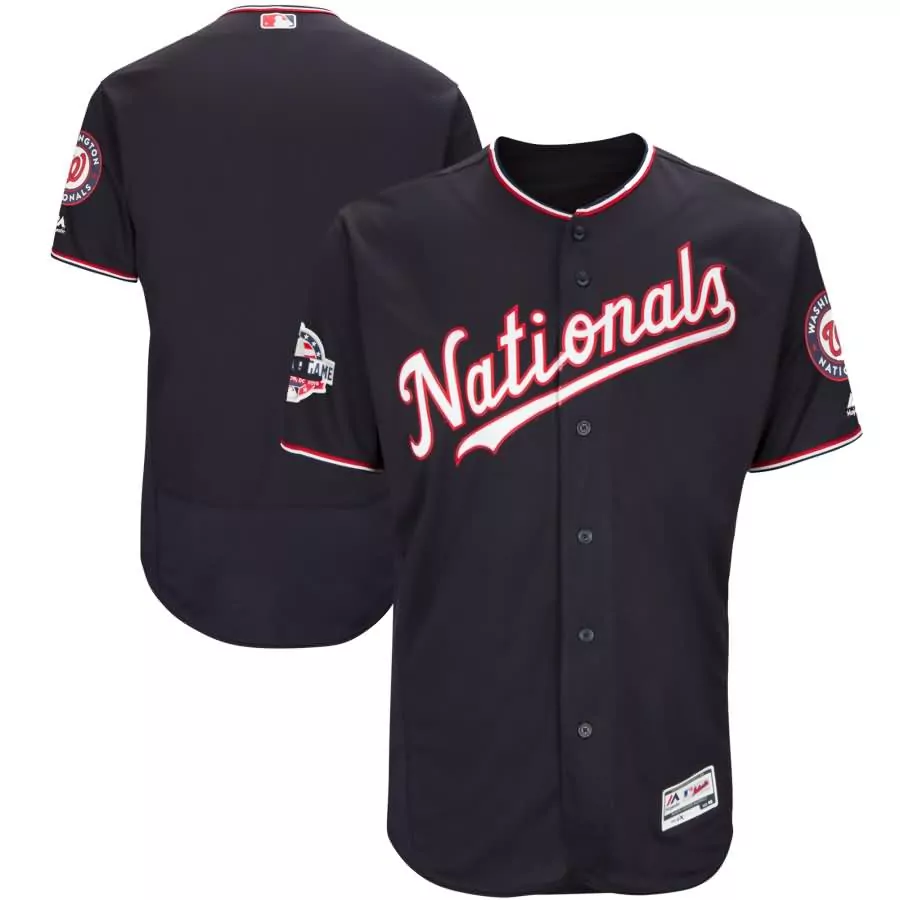 Washington Nationals Jersey Navy All-star Game Men Red White All Alternate Flex Base