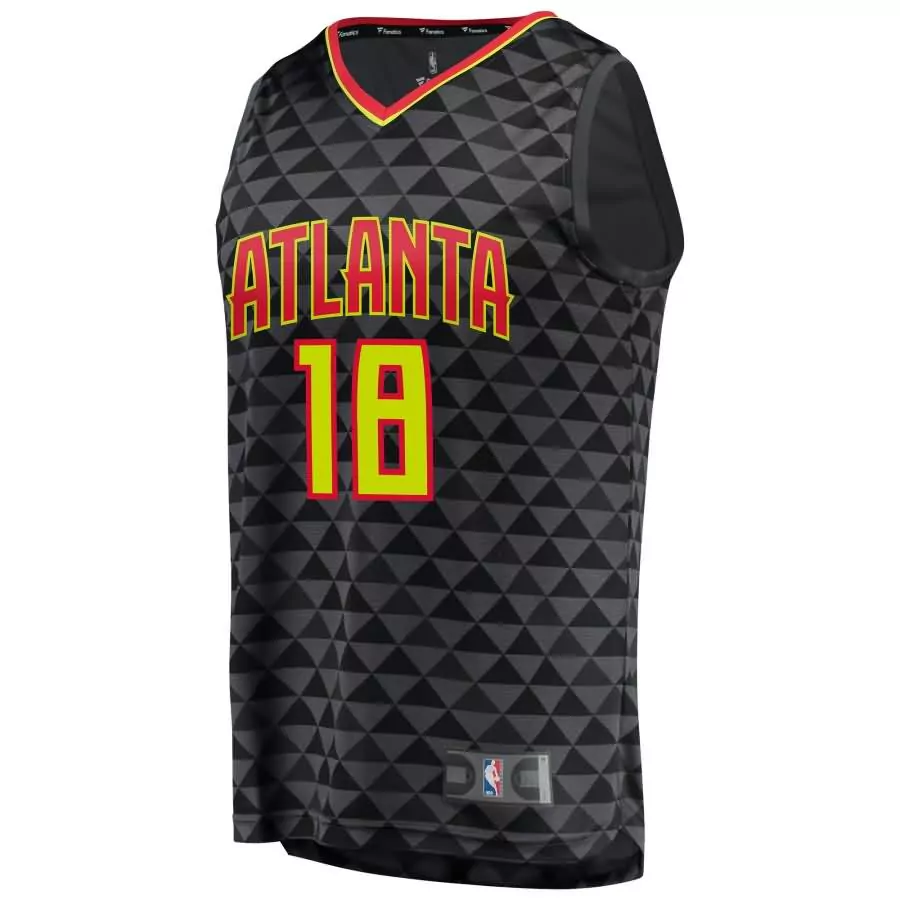 Trae Young 11 Atlanta Hawks Jersey Black City Connect Men Custom Design Red Yellow