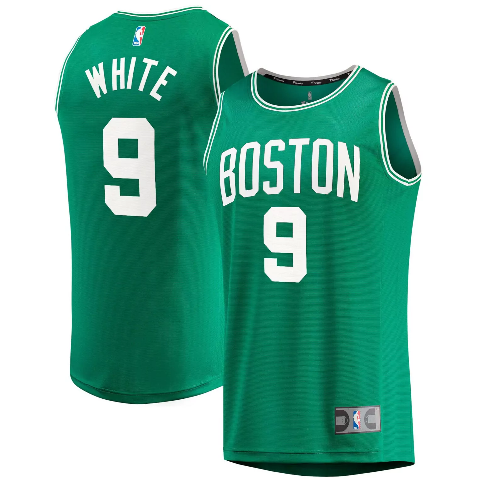 Derrick White 9 Boston Celtics Jersey Green Men Icon