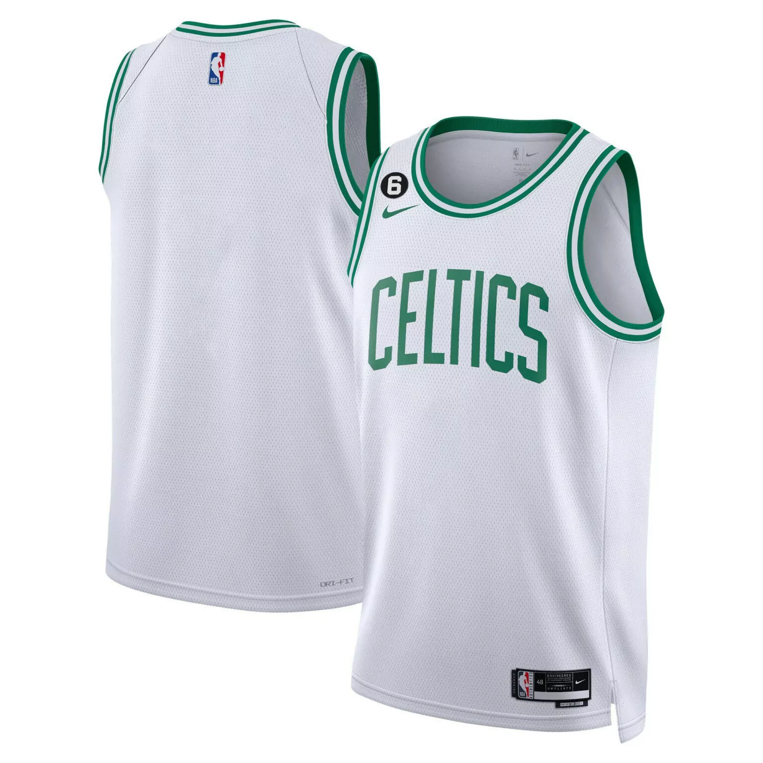 Brown 7 Celtics Jersey White Men Replica Green Collection All Stitched