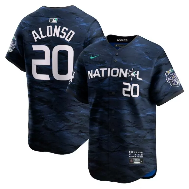 Pete Alonso 20 National League Jersey Dark Blue Asg 23 Seattle All-star Game Men