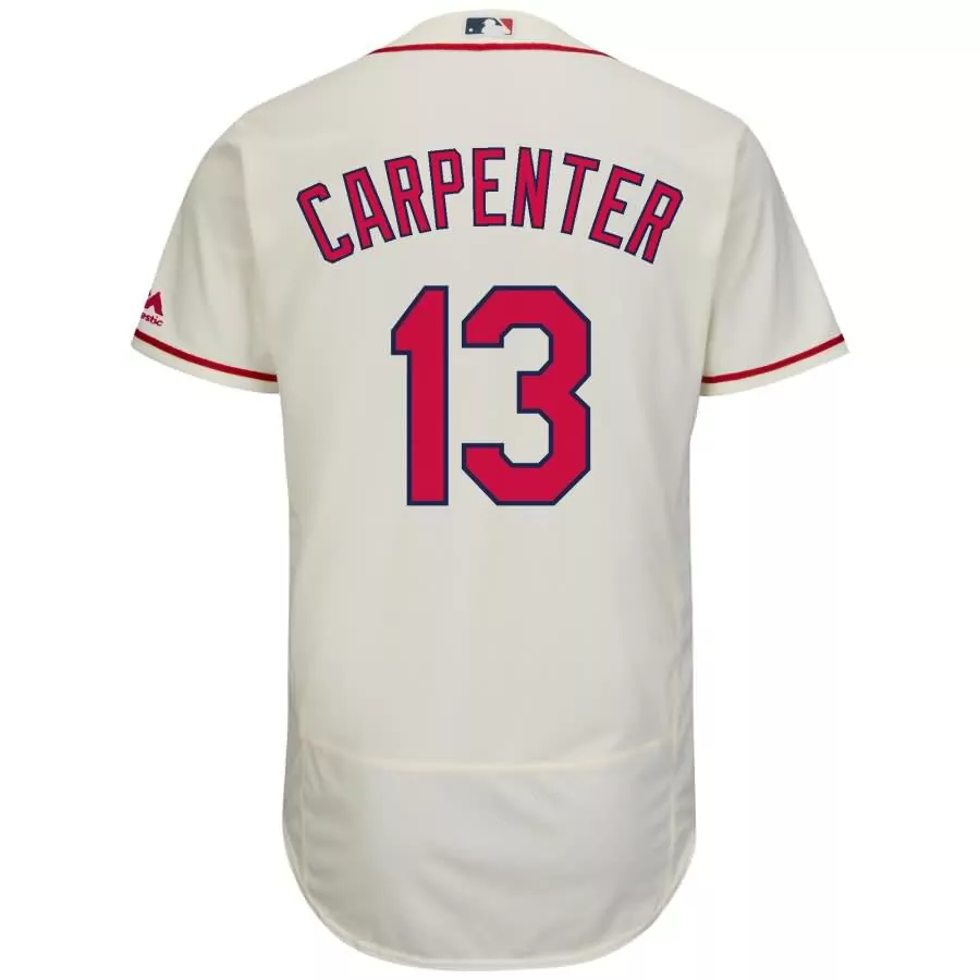 Kerry Carpenter 13 Jersey Cream St. Louis Cardinals Men MLB Red Navy Alternate Flex