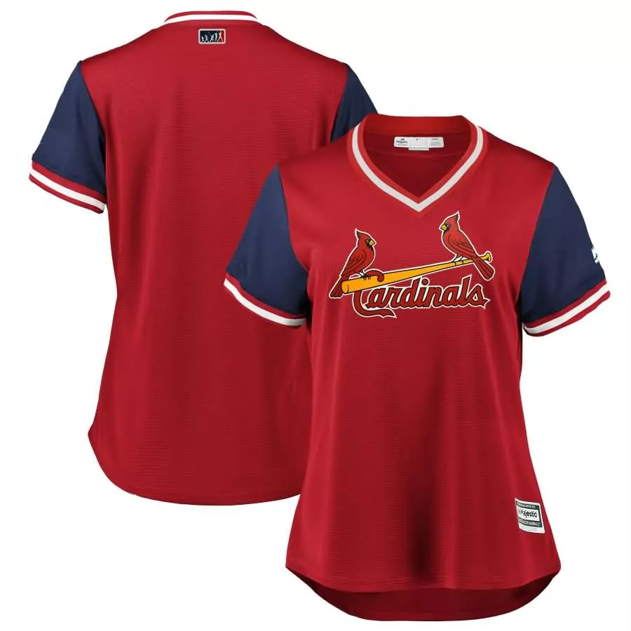 Players Weekend Cardinals Jersey Red Women Navy Blue