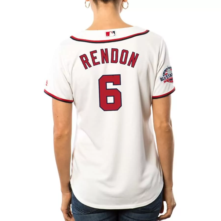 Anthony Rendon 6 Atlanta Braves Jersey White All-star Game Women Red Navy All Home