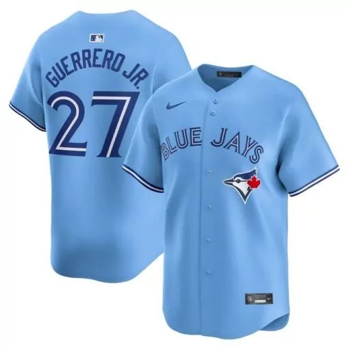Vladimir Guerrero 27 Jersey Light Blue Toronto Jays Men Dark White Red Alternate
