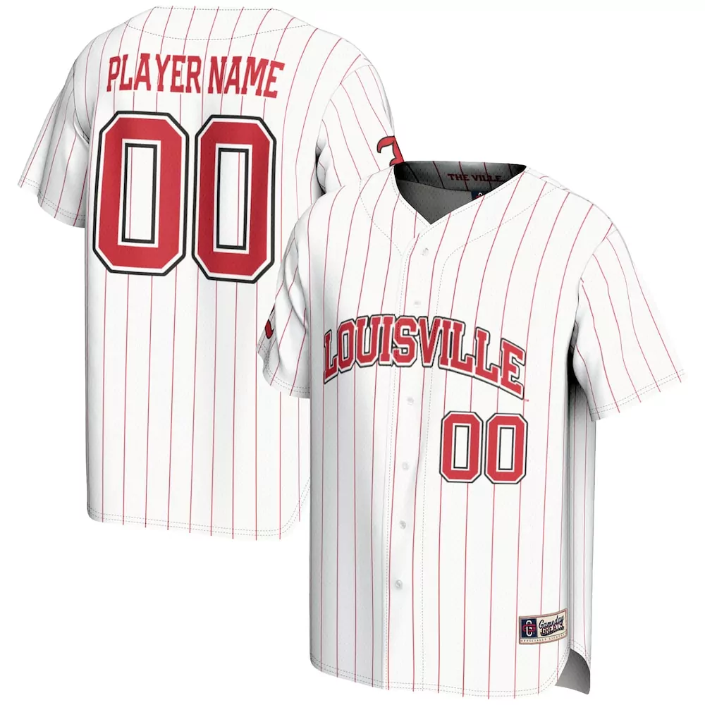 Louisville Jersey White Men Red Gameday Fashion