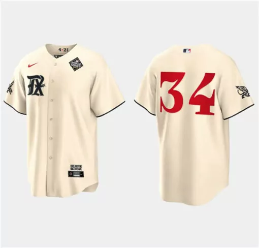 Nolan Ryan 34 Detroit Tigers Jersey Cream Dream In The Batterman Men Black Red Stitched
