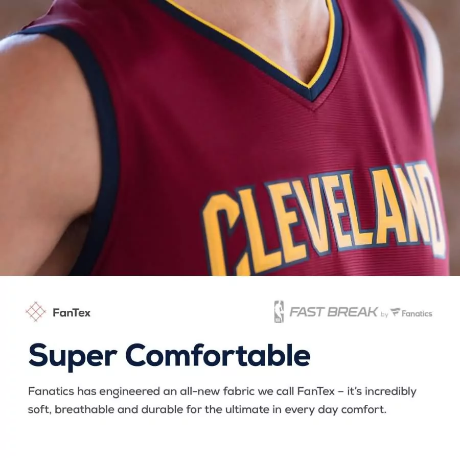 Cleveland Cavaliers Jersey Maroon Yellow Navy Replica