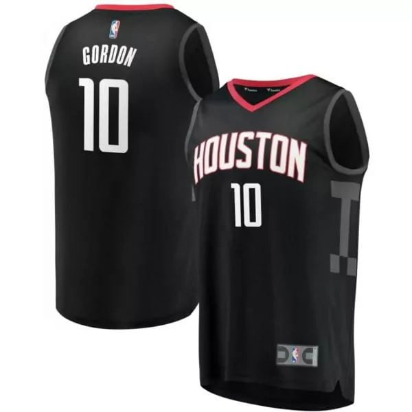 Eric Gordon 10 Houston Rockets Jersey Black Men Red White
