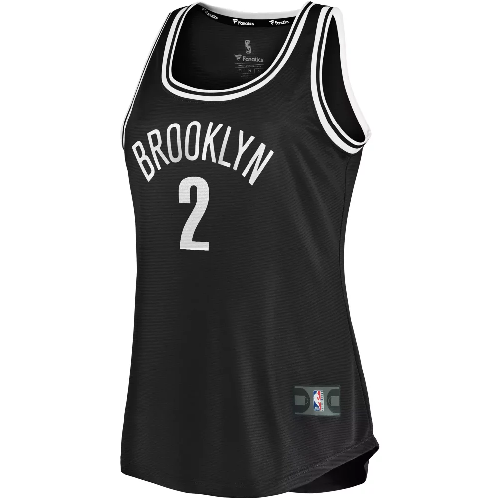 Brooklyn 2 Nets Jersey Black Men Team White Icon