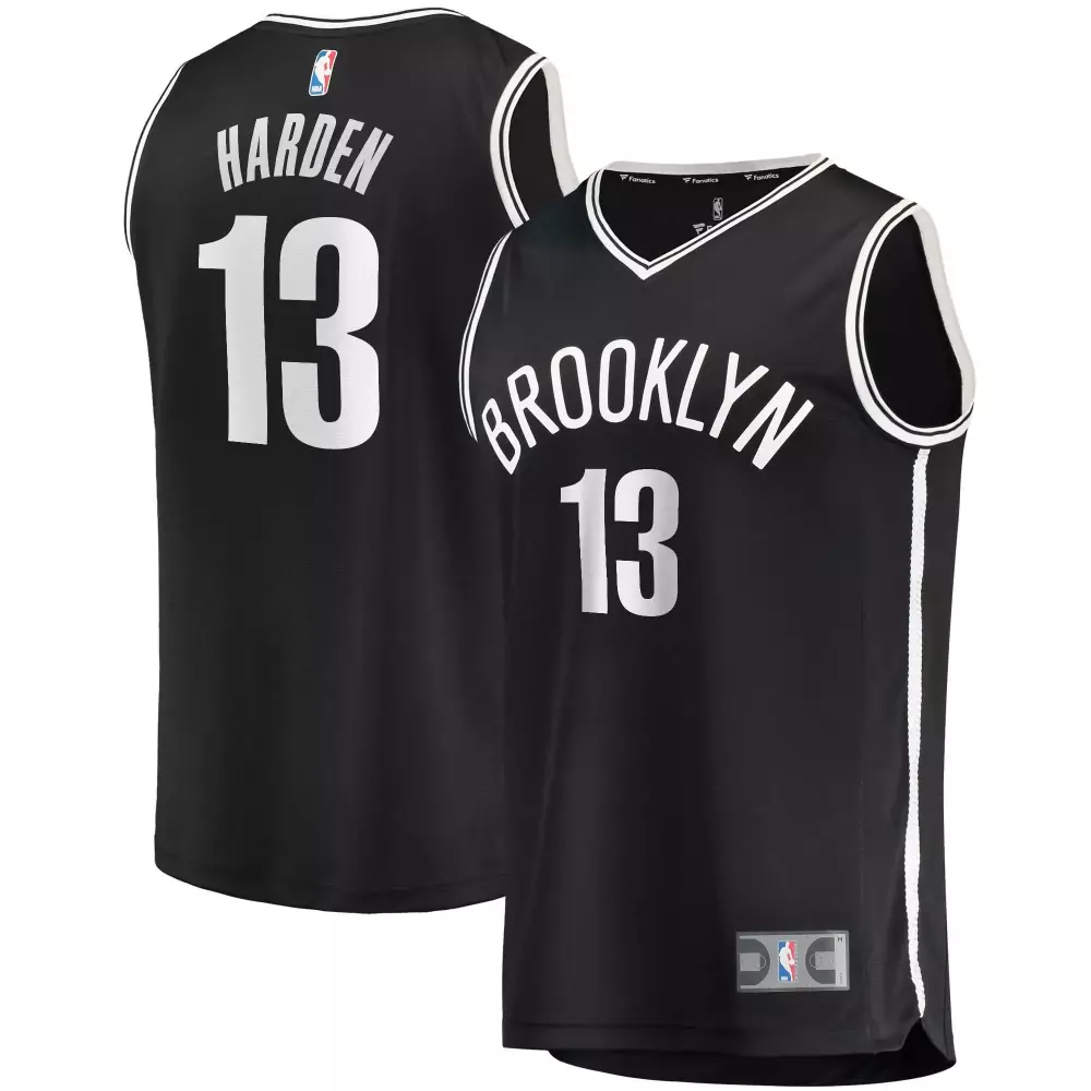 James Harden 13 Brooklyn Nets Jersey Black Men White Icon