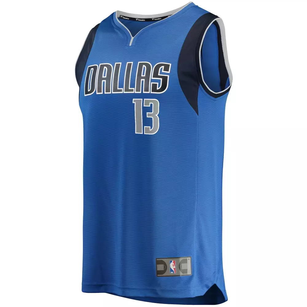 Luka Doncic 13 Dallas Mavericks Jersey Blue Men White Gray Navy Replica Icon