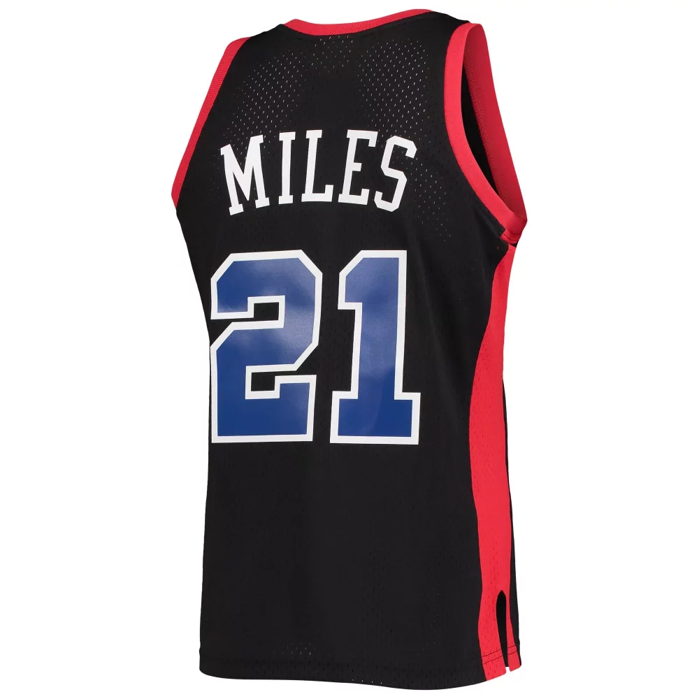 Cj Miles 21 Cleveland Cavaliers Jersey Black Men Swingman Alternate Red Blue White