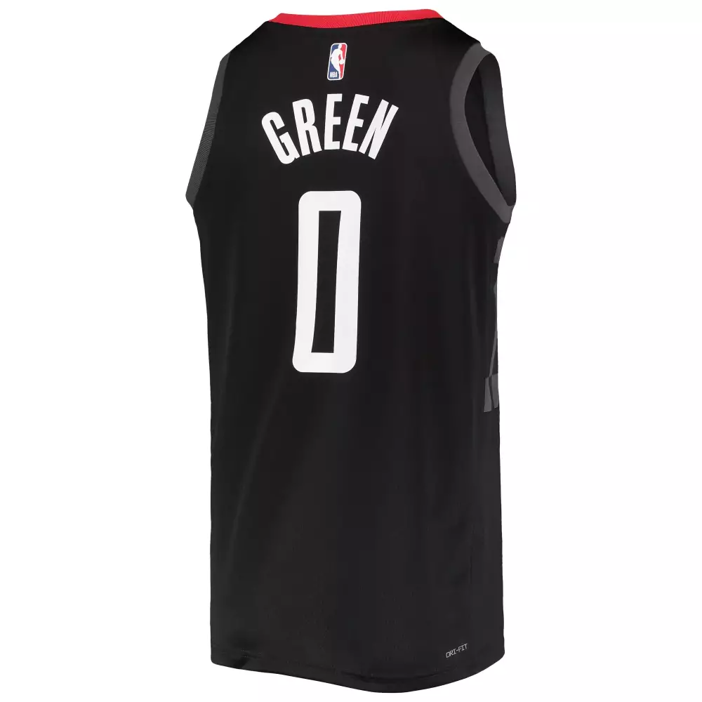 Jeff Green Houston Rockets Jersey Black Men Red Gray Swingman